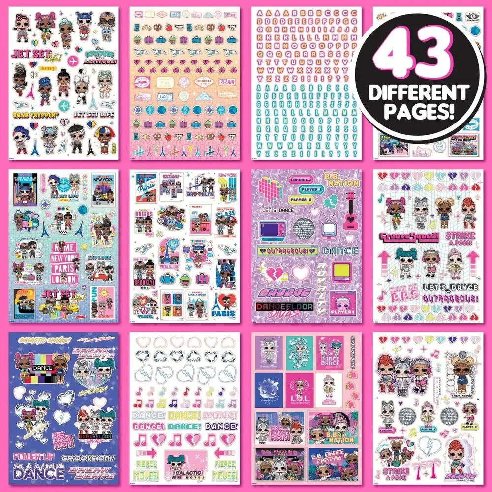Horizon Group USA Sticker Book L.O.L. Surprise 1500+ Stickers